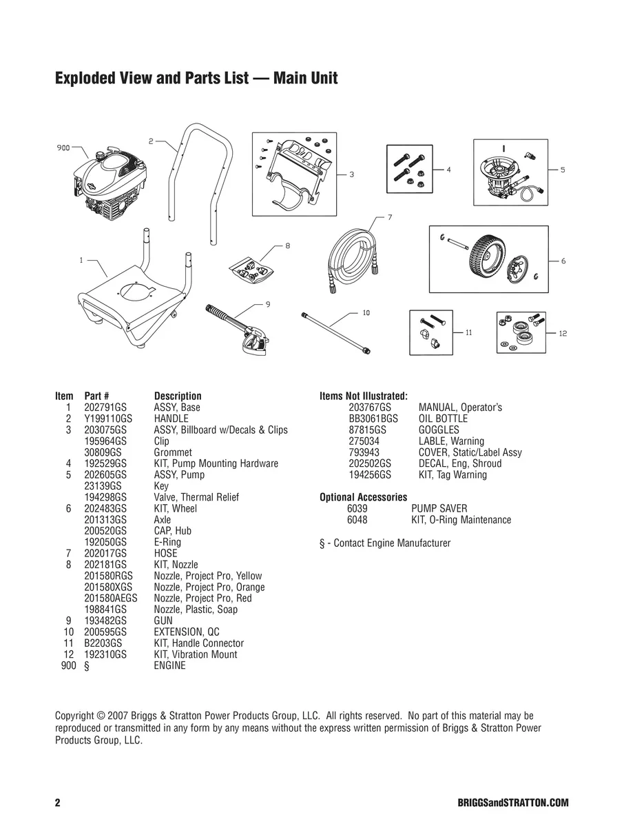BRIGGS AND STRATTON, 020319, IPL.2